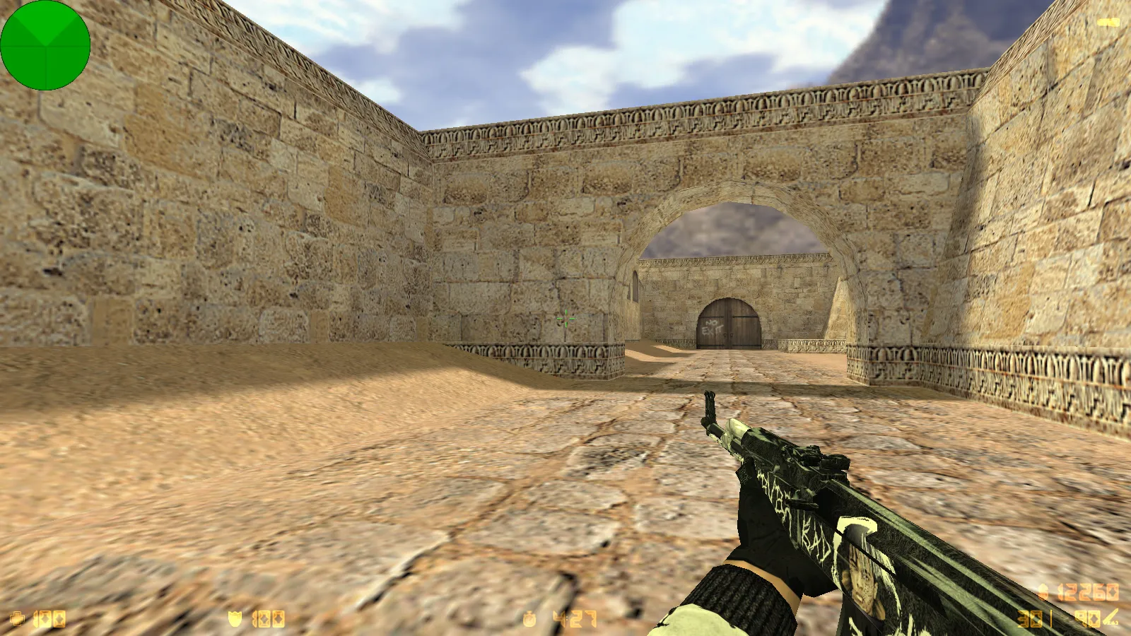 Скриншот CS 1.6 от XXXTentacion: блогерская сборка с 7 обновками, скинами оружия, темой меню и оптимизированным конфигом