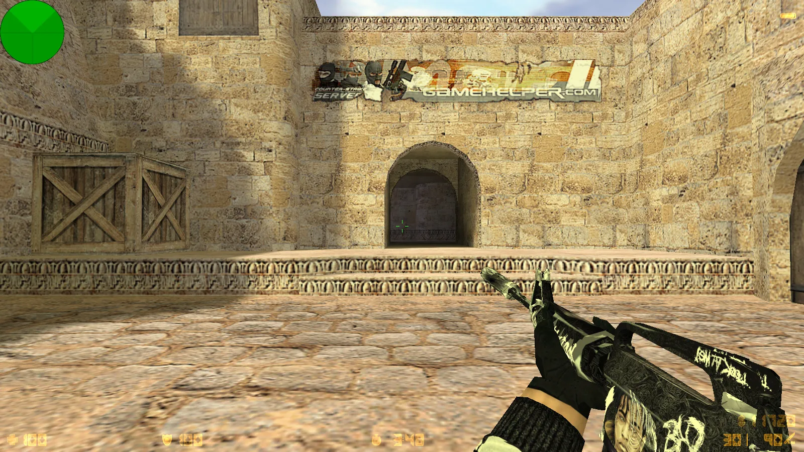 Скриншот CS 1.6 от XXXTentacion: блогерская сборка с 7 обновками, скинами оружия, темой меню и оптимизированным конфигом