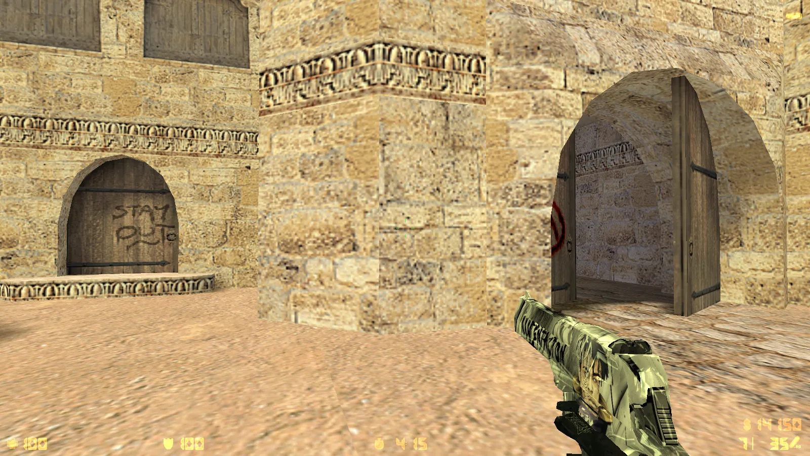 Скриншот  CS 1.6 от XXXTentacion: блогерская сборка с 7 обновками, скинами оружия, темой меню и оптимизированным конфигом