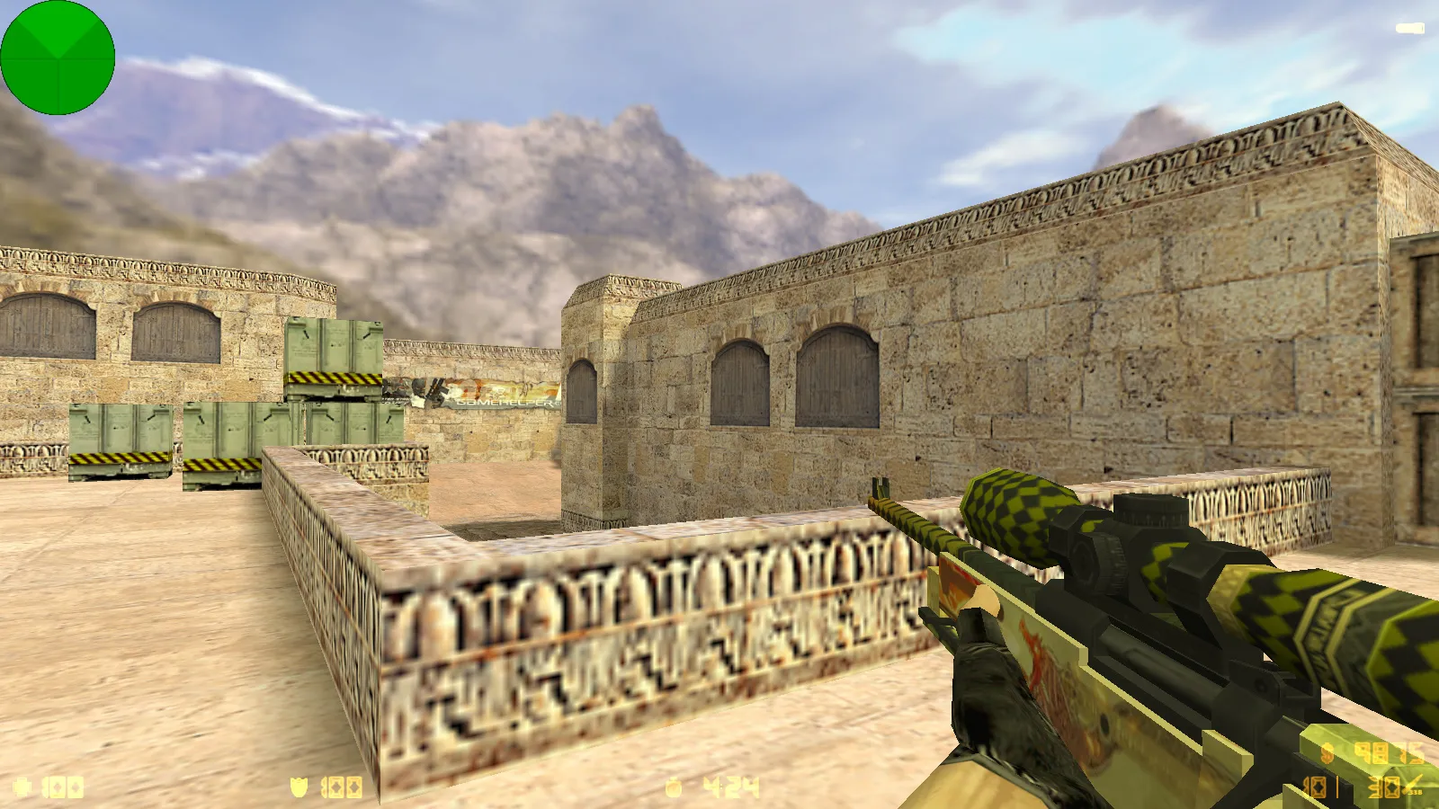 Скриншот  CS 1.6 от Yaugen Show: блогерская сборка с 10 скинами, красно-синими моделями и оптимизированным конфигом