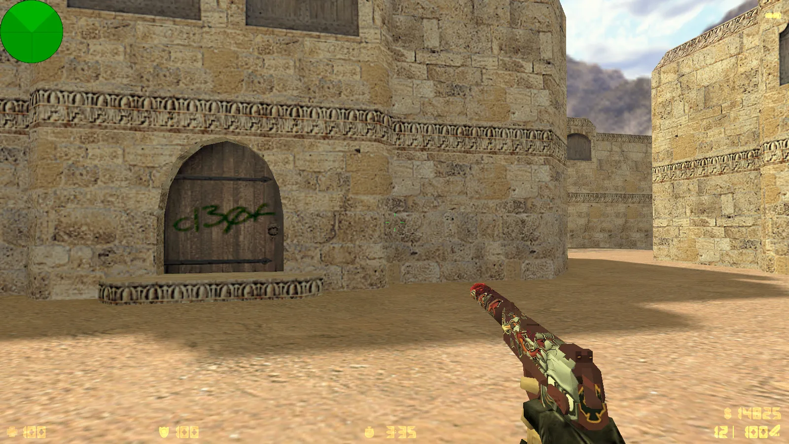 Скриншот  CS 1.6 от Yaugen Show: блогерская сборка с 10 скинами, красно-синими моделями и оптимизированным конфигом