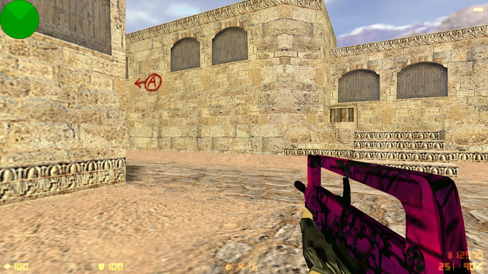 Скриншот  CS 1.6 от Yaugen Show: блогерская сборка с 10 скинами, красно-синими моделями и оптимизированным конфигом