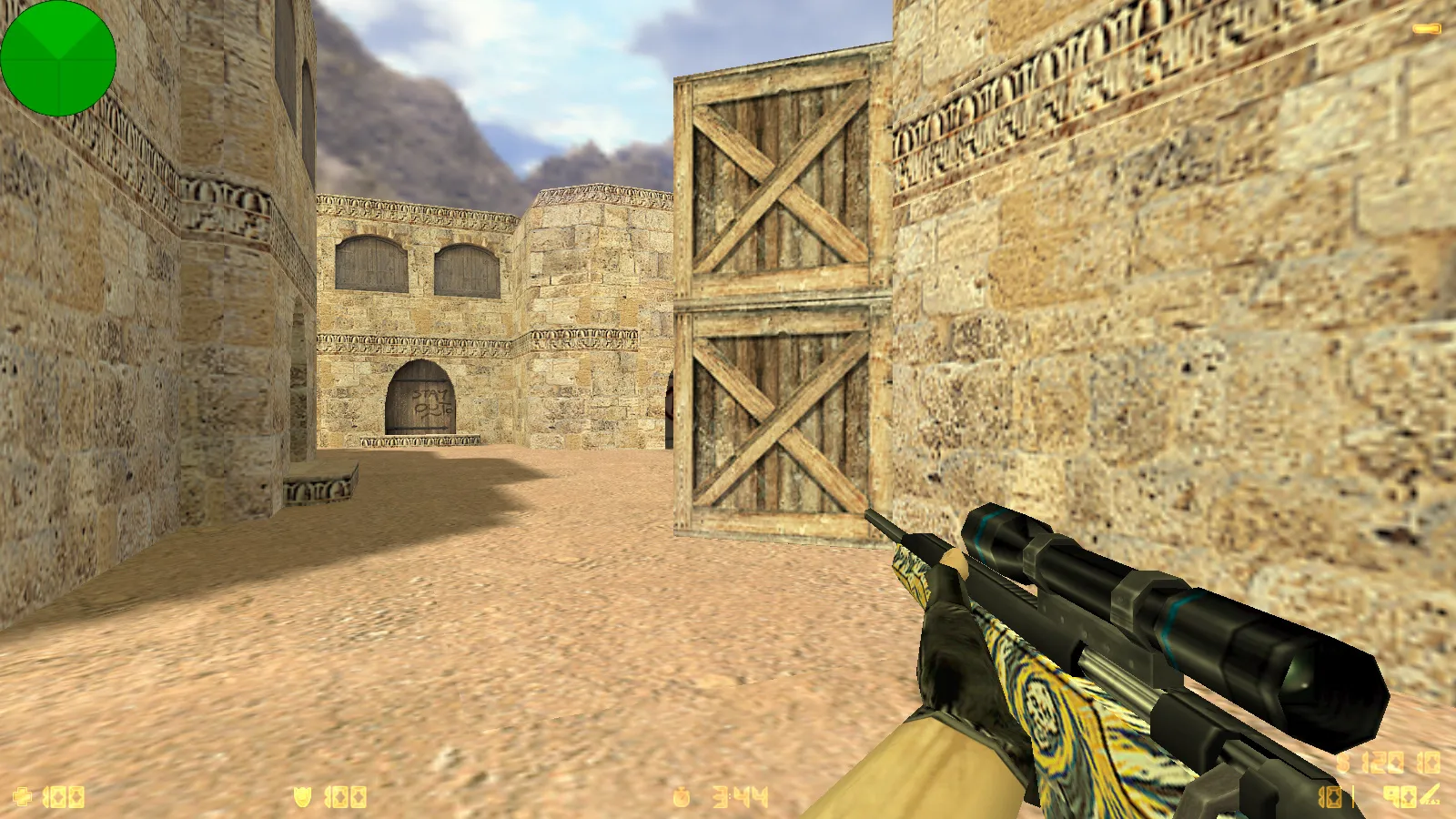 Скриншот  CS 1.6 от Yaugen Show: блогерская сборка с 10 скинами, красно-синими моделями и оптимизированным конфигом