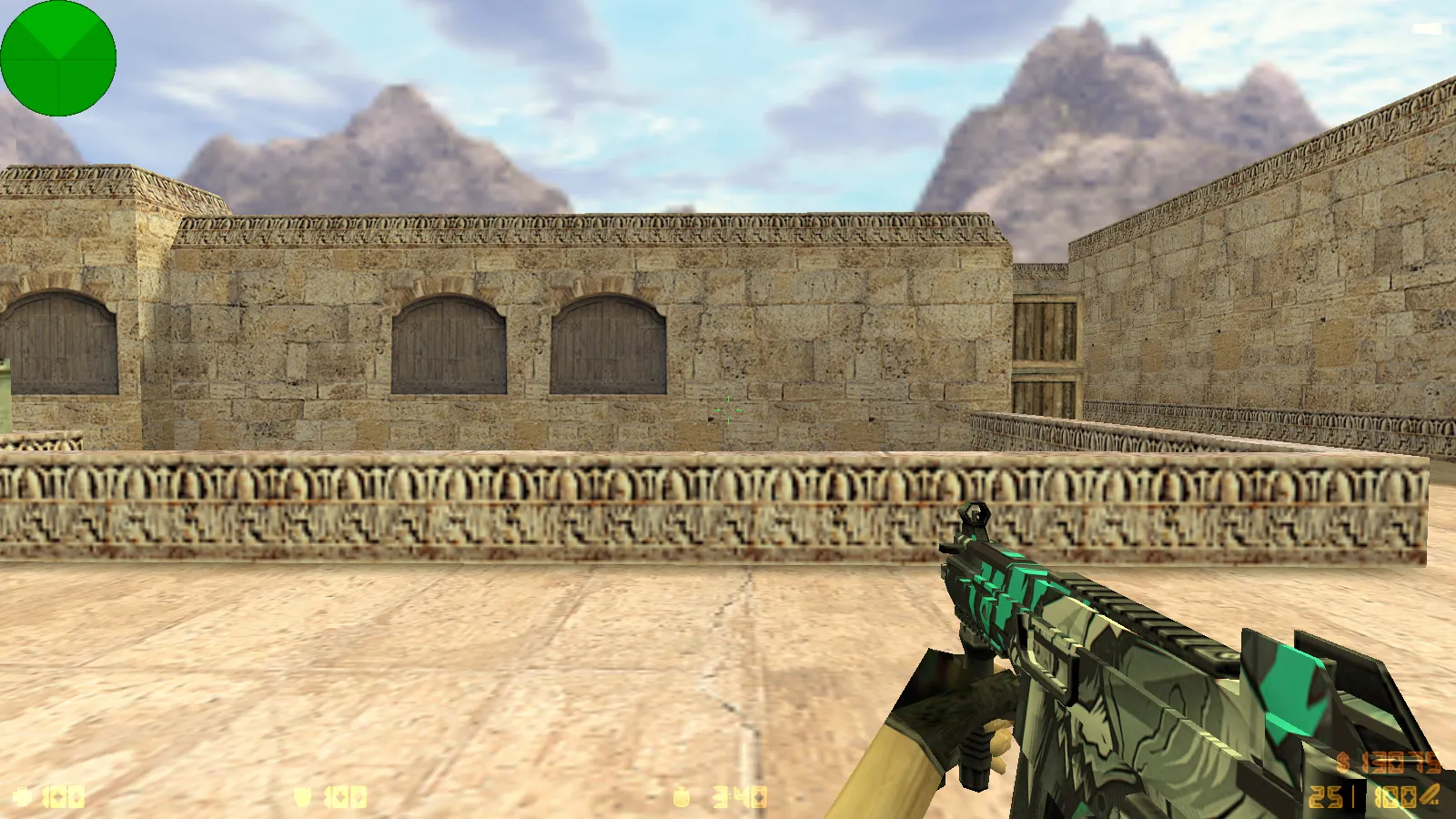 Скриншот  CS 1.6 от Yaugen Show: блогерская сборка с 10 скинами, красно-синими моделями и оптимизированным конфигом