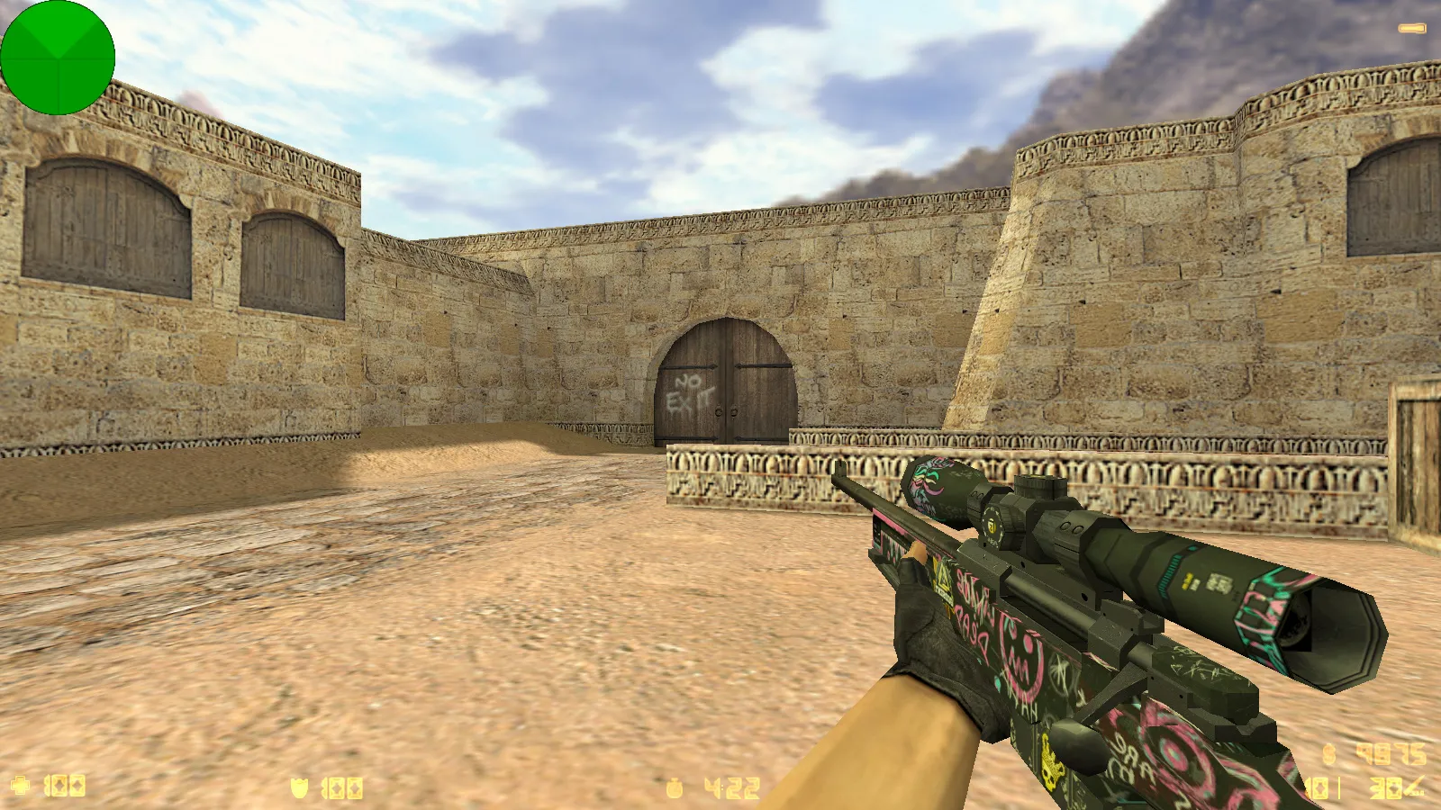 Скриншот CS 1.6 от Yonty: блогерская сборка с 4 новинками, скинами, ником в меню и стабильным запуском