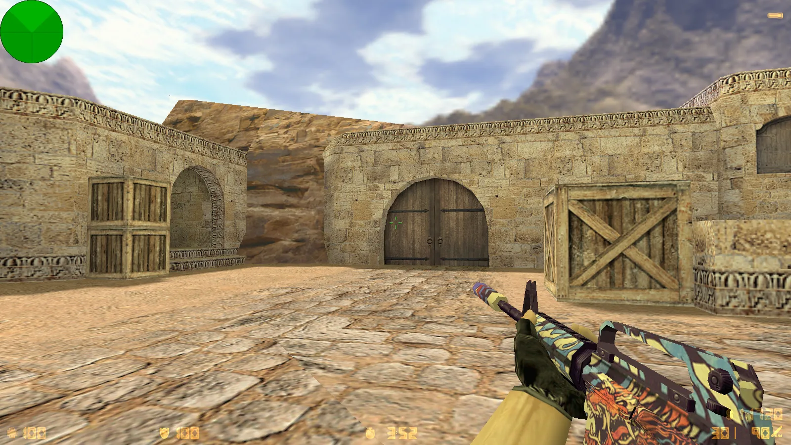 Скриншот CS 1.6 от Заката: блогерская сборка, 8 нововведений, скины, темная тема меню и оптимизированный конфиг