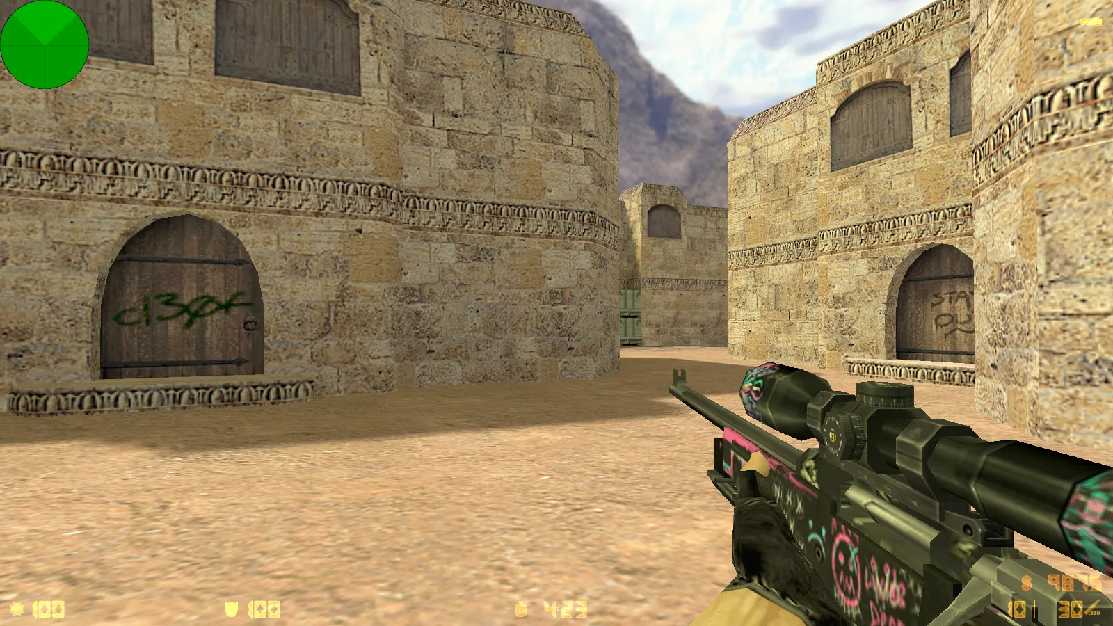 Скриншот  CS 1.6 от Заката: блогерская сборка, 8 нововведений, скины, темная тема меню и оптимизированный конфиг