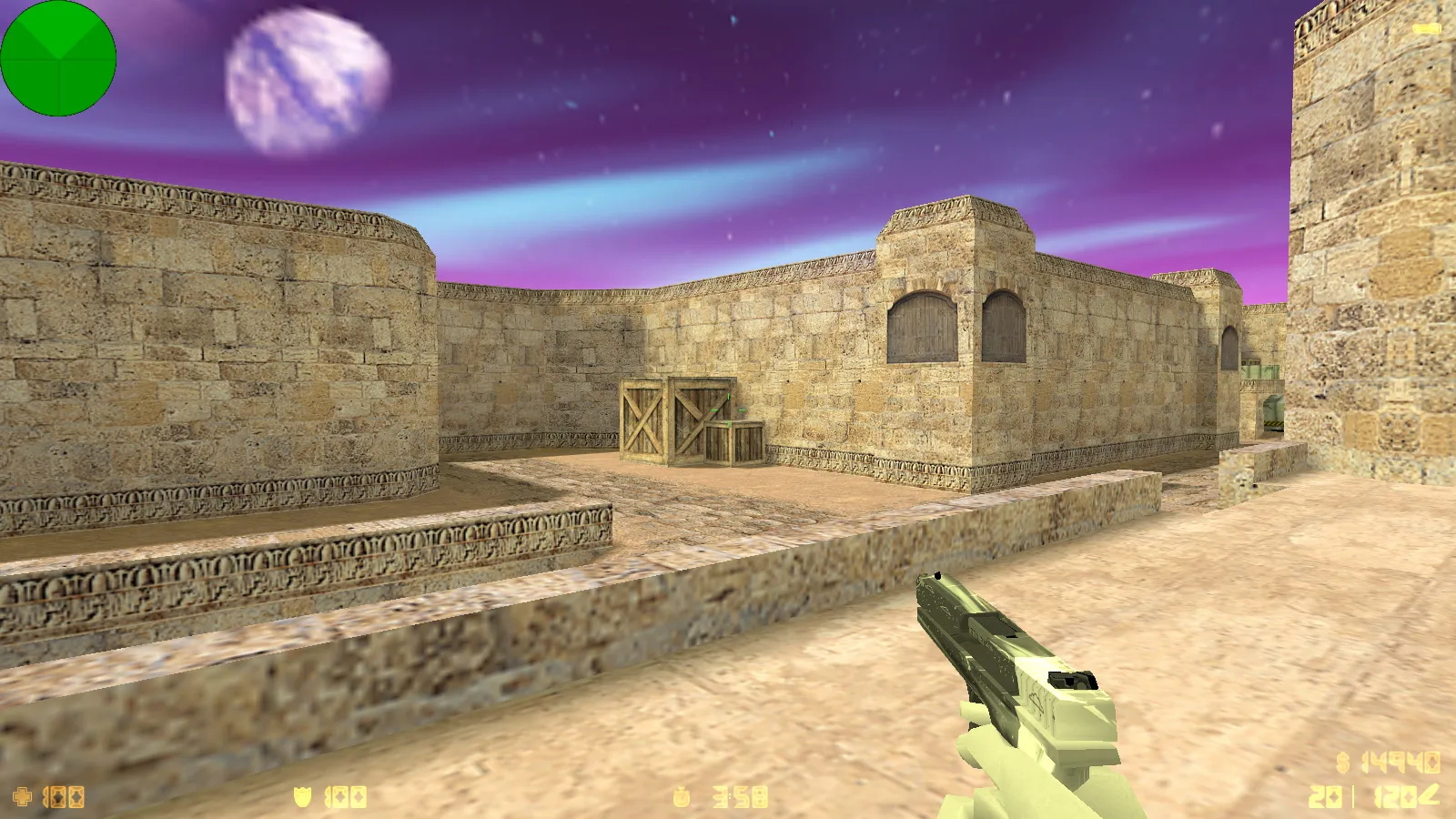 Скриншот  CS 1.6 от Zehhs: блогерская сборка с 8 апгрейдами, скинами, белыми перчатками, музыкой в меню и оптимизированным конфигом