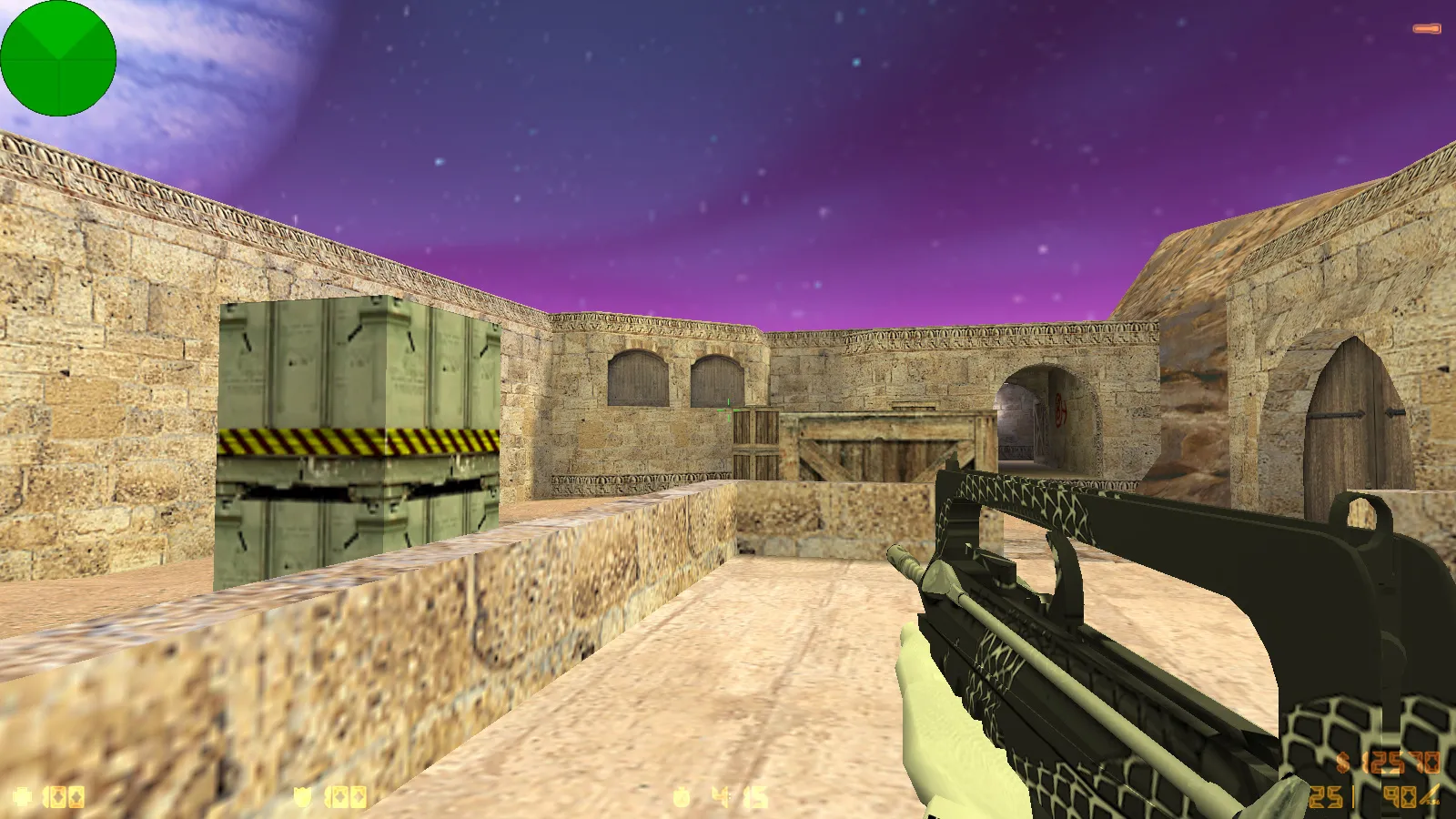 Скриншот  CS 1.6 от Zehhs: блогерская сборка с 8 апгрейдами, скинами, белыми перчатками, музыкой в меню и оптимизированным конфигом