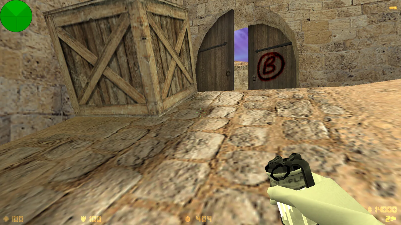 Скриншот  CS 1.6 от Zehhs: блогерская сборка с 8 апгрейдами, скинами, белыми перчатками, музыкой в меню и оптимизированным конфигом