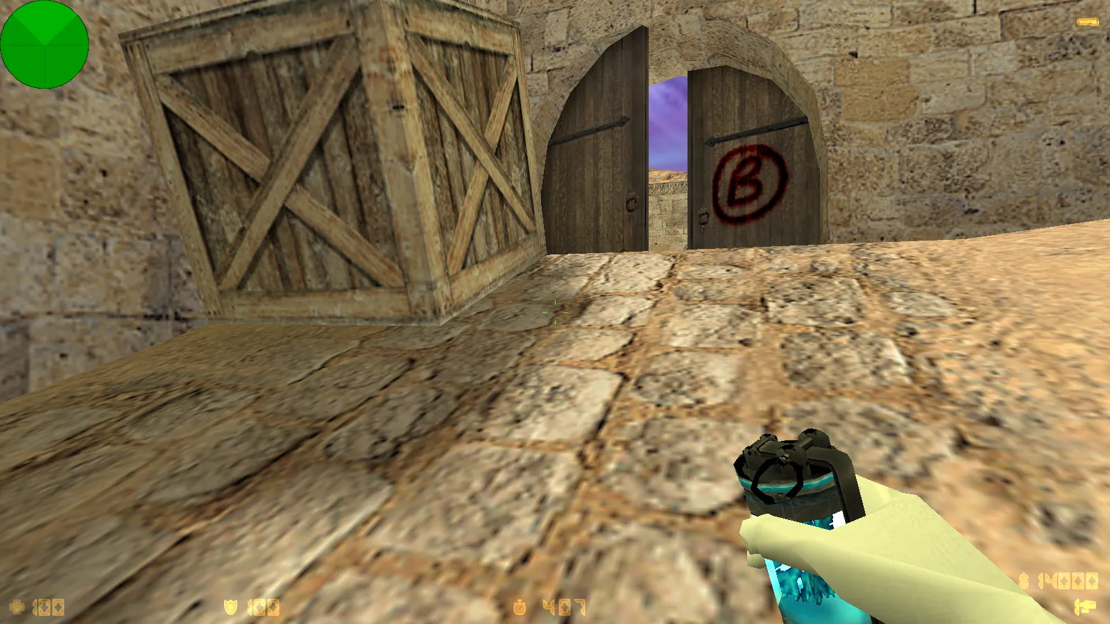 Скриншот  CS 1.6 от Zehhs: блогерская сборка с 8 апгрейдами, скинами, белыми перчатками, музыкой в меню и оптимизированным конфигом