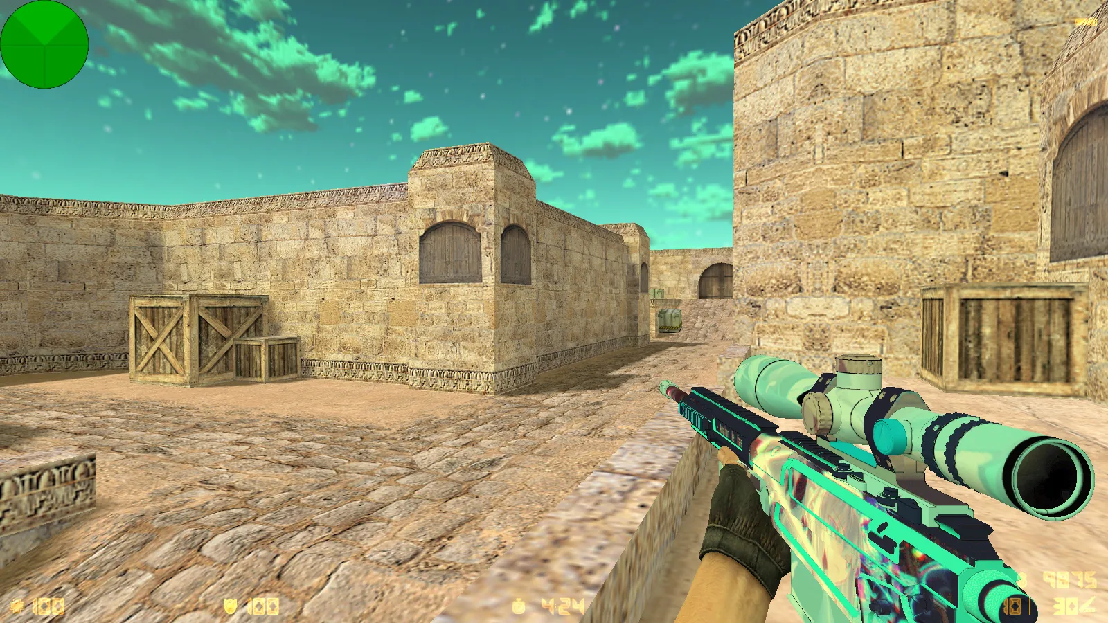 Скриншот  CS 1.6 от Zehhs v2: блогерская сборка с 7 новинками, скинами, белой темой меню и оптимизированным конфигом