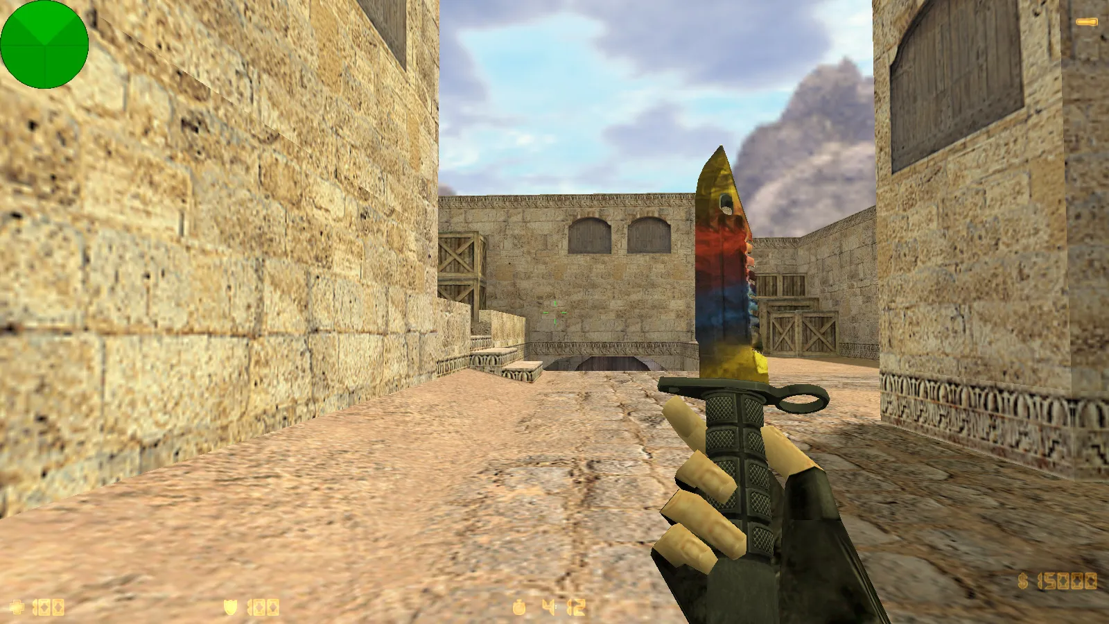 Скриншот CS 1.6 от bydyn: блогерская сборка с 6 модами, черным меню, скинами оружия и оптимизированным конфигом