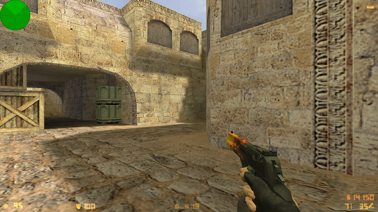 Скриншот  CS 1.6 от chet1337: блогерская сборка с 4 правками, скинами на v_/p_/w_ моделях, черным меню и фоном главного экрана