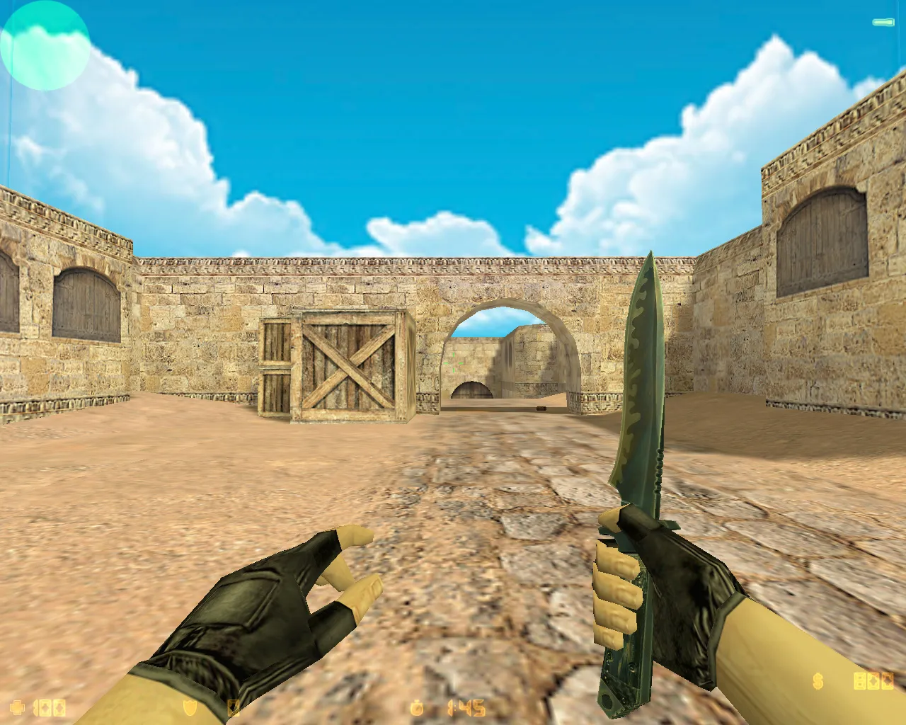 Скриншот CS 1.6 от d3stra: голубое небо, музыка в меню и оригинальный config.cfg — сборка для онлайн и оффлайн