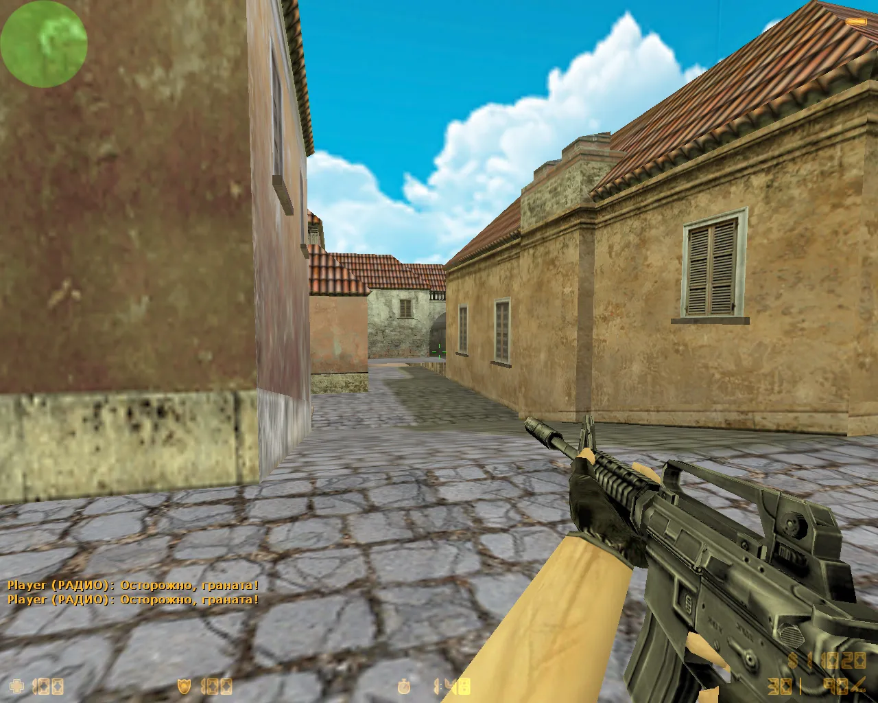 Скриншот CS 1.6 от d3stra: голубое небо, музыка в меню и оригинальный config.cfg — сборка для онлайн и оффлайн