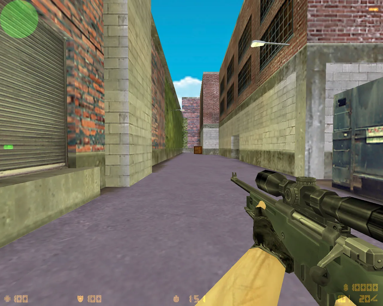 Скриншот CS 1.6 от d3stra: голубое небо, музыка в меню и оригинальный config.cfg — сборка для онлайн и оффлайн