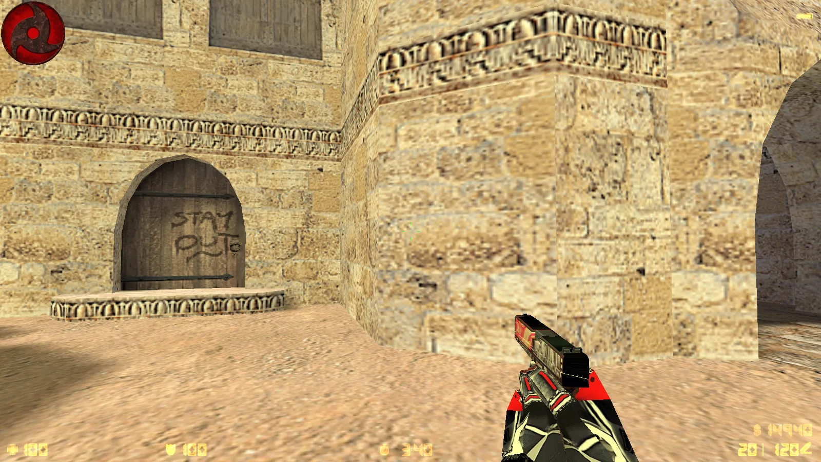 Скриншот  CS 1.6 от dEspainX: сборка с 11 модами, темная тема меню, скины оружия, прицел, звуки и оптимизированный конфиг