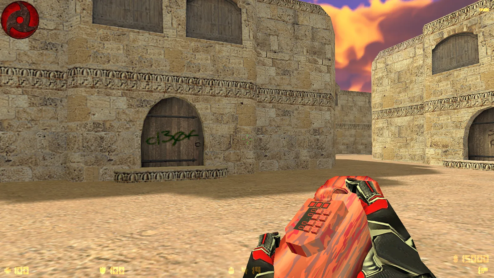 Скриншот  CS 1.6 от dEspainX: сборка с 11 модами, темная тема меню, скины оружия, прицел, звуки и оптимизированный конфиг