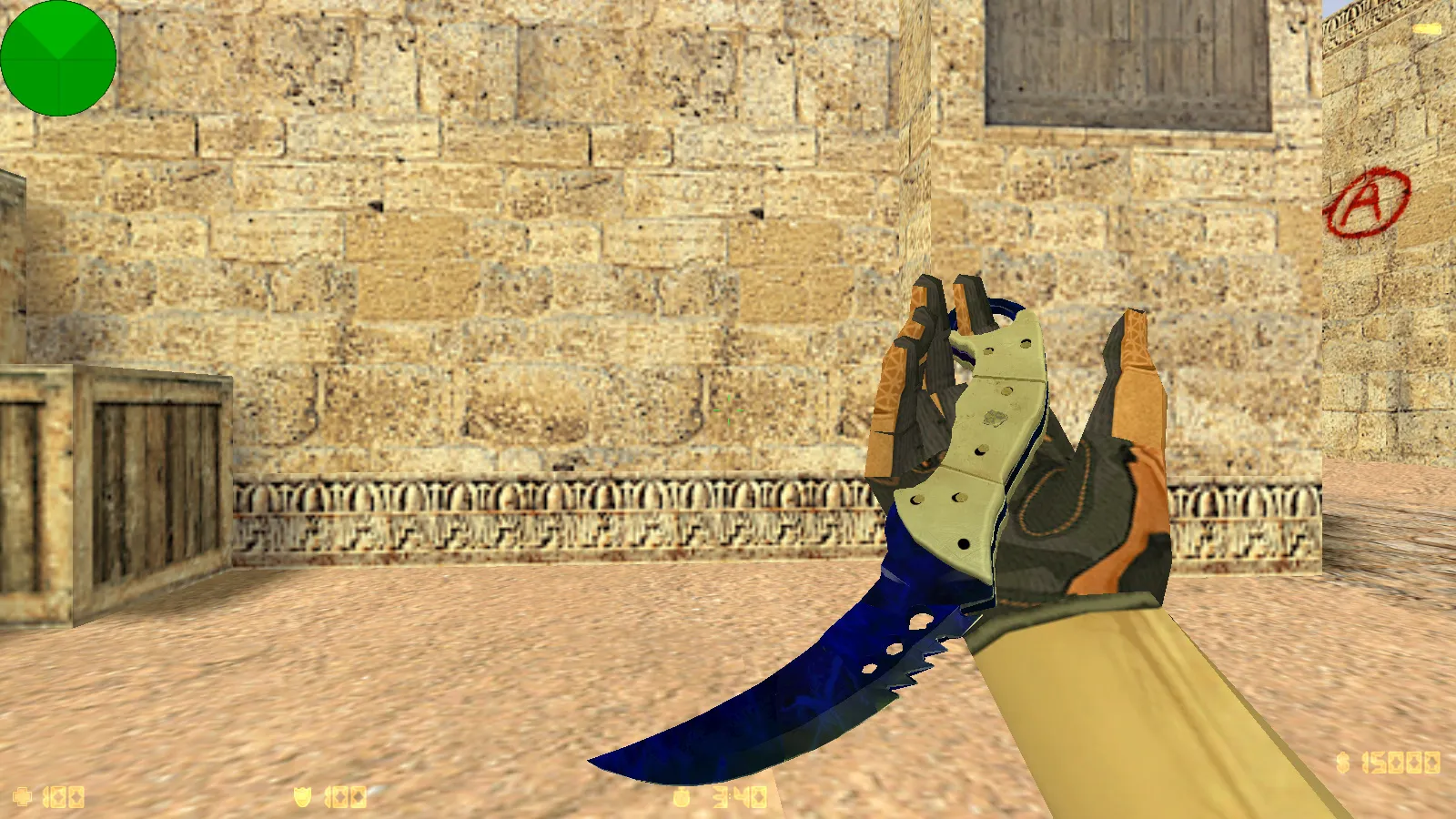 Скриншот CS 1.6 от phoon LEET: блогерская сборка с 7 скинами, темной темой меню, музыкой и оптимизированным конфигом