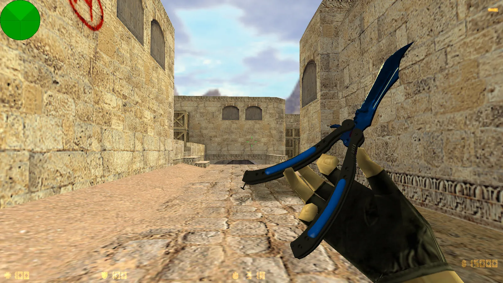 Скриншот CS 1.6 от s1mple: блогерская сборка с 8 улучшениями, скины, звуки, темная тема меню и оптимизированный config.cfg