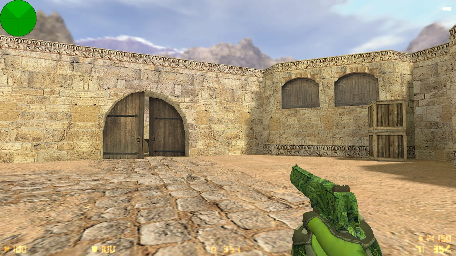 Скриншот  CS 1.6 от s1mple: блогерская сборка с 8 улучшениями, скины, звуки, темная тема меню и оптимизированный config.cfg