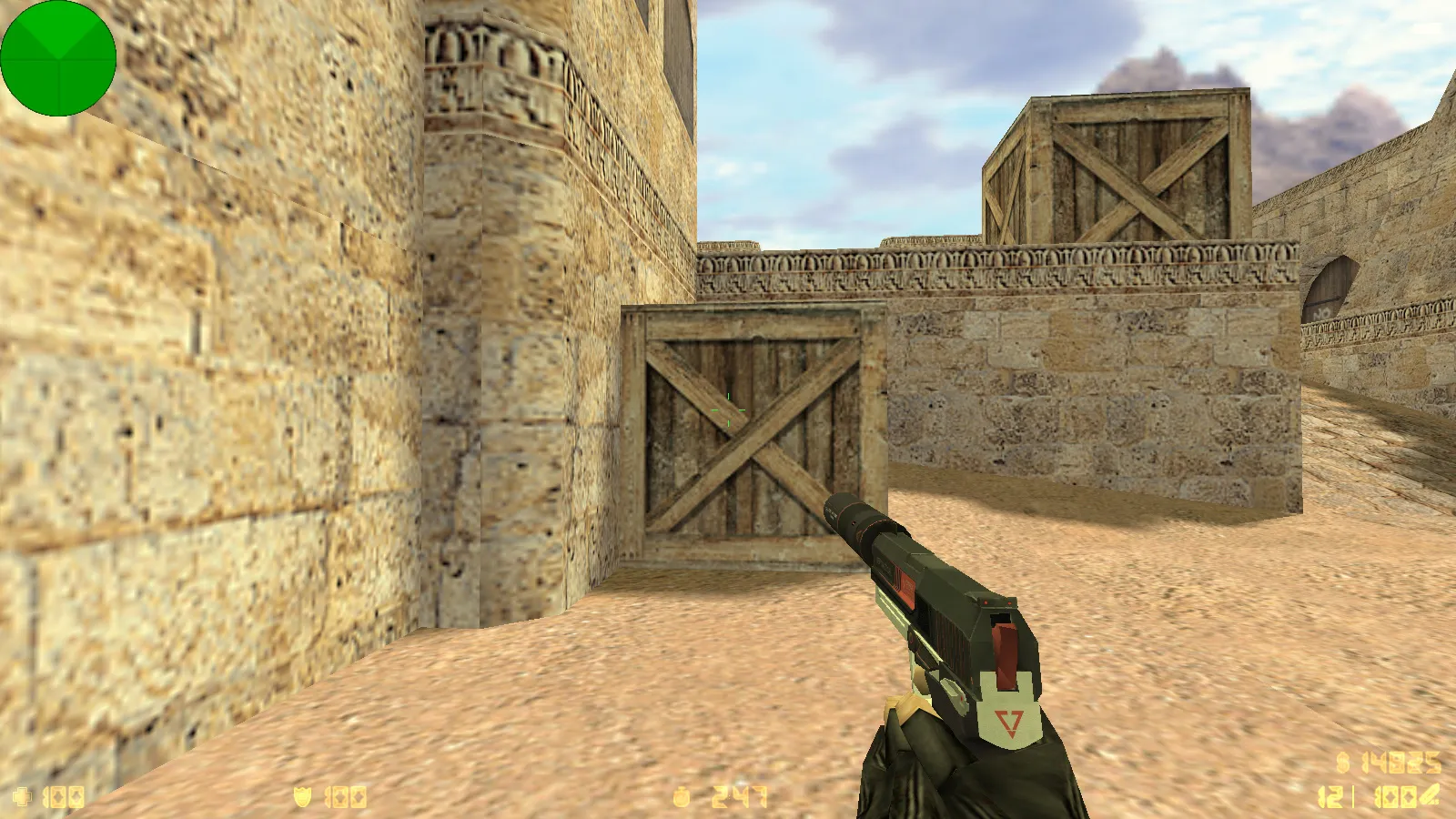 Скриншот  CS 1.6 от s1mple: блогерская сборка с 8 улучшениями, скины, звуки, темная тема меню и оптимизированный config.cfg