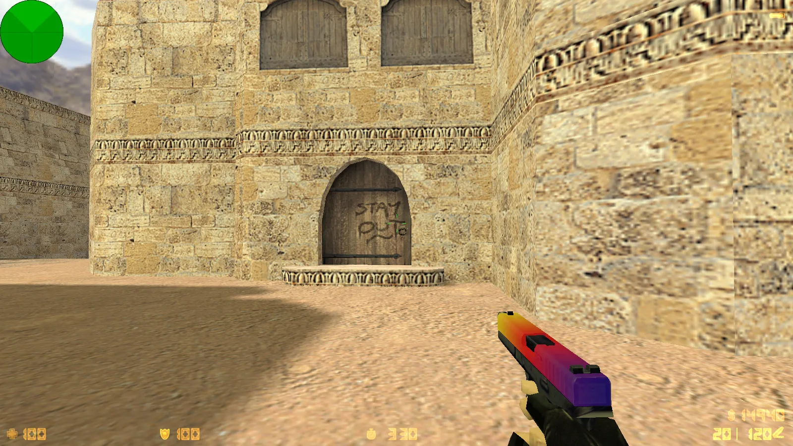 Скриншот  CS 1.6 от s1mple: блогерская сборка с 8 улучшениями, скины, звуки, темная тема меню и оптимизированный config.cfg