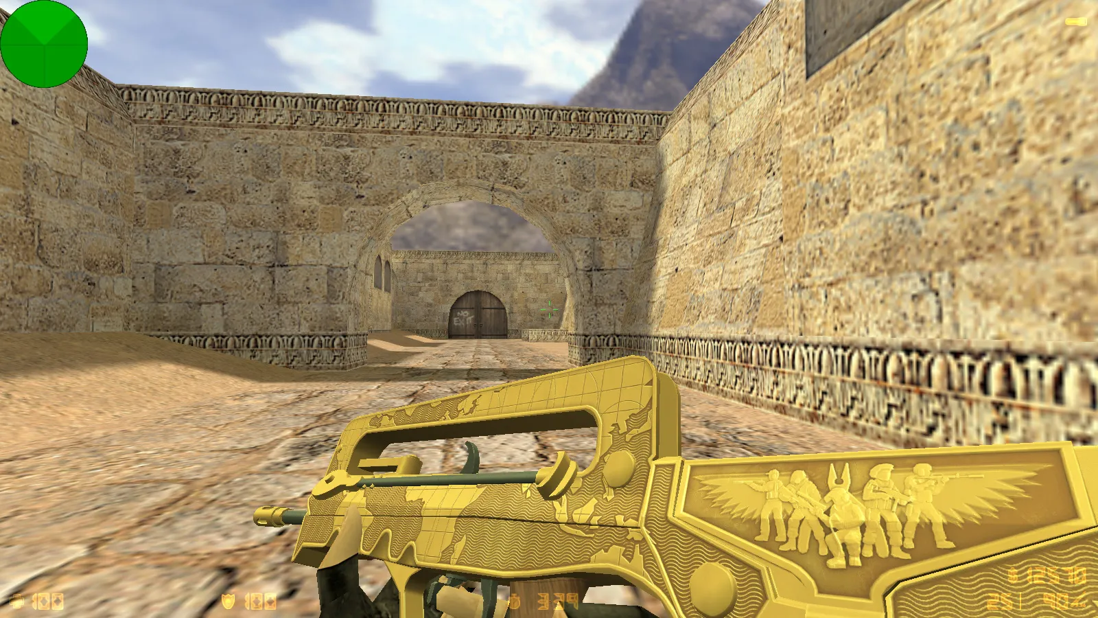 Скриншот  CS 1.6 от s1mple: блогерская сборка с 8 улучшениями, скины, звуки, темная тема меню и оптимизированный config.cfg