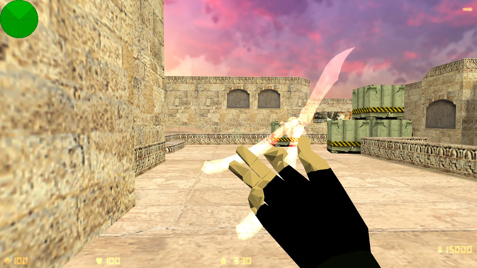 Скриншот CS 1.6 от welins: блогерская сборка с 7 аддонами, темным меню, полупрозрачным оружием и оптимизированным config.cfg