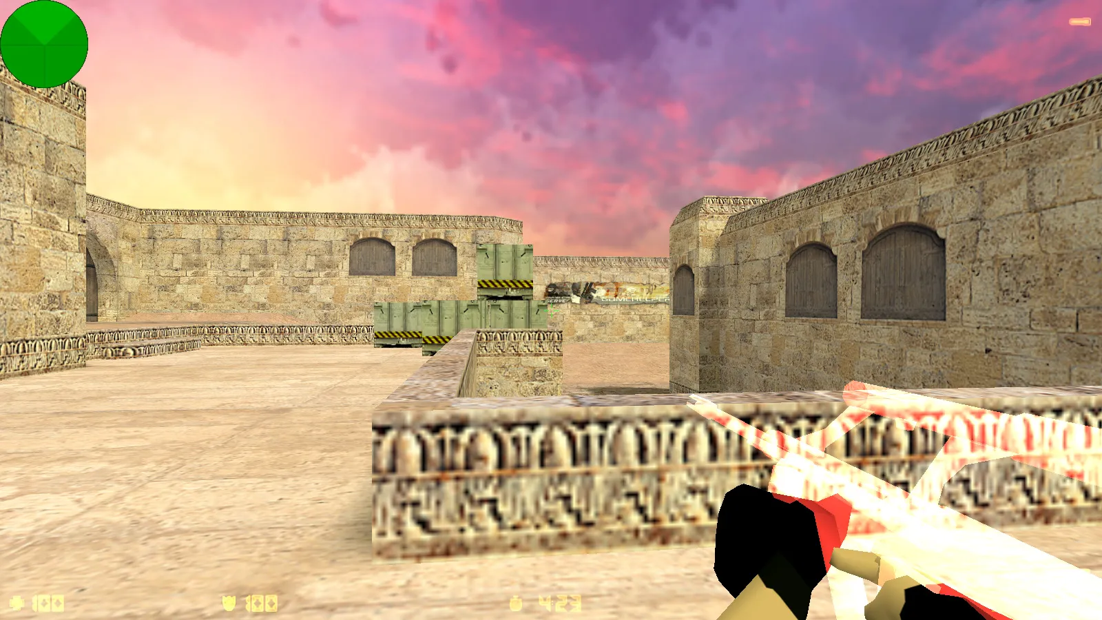 Скриншот  CS 1.6 от welins: блогерская сборка с 7 аддонами, темным меню, полупрозрачным оружием и оптимизированным config.cfg