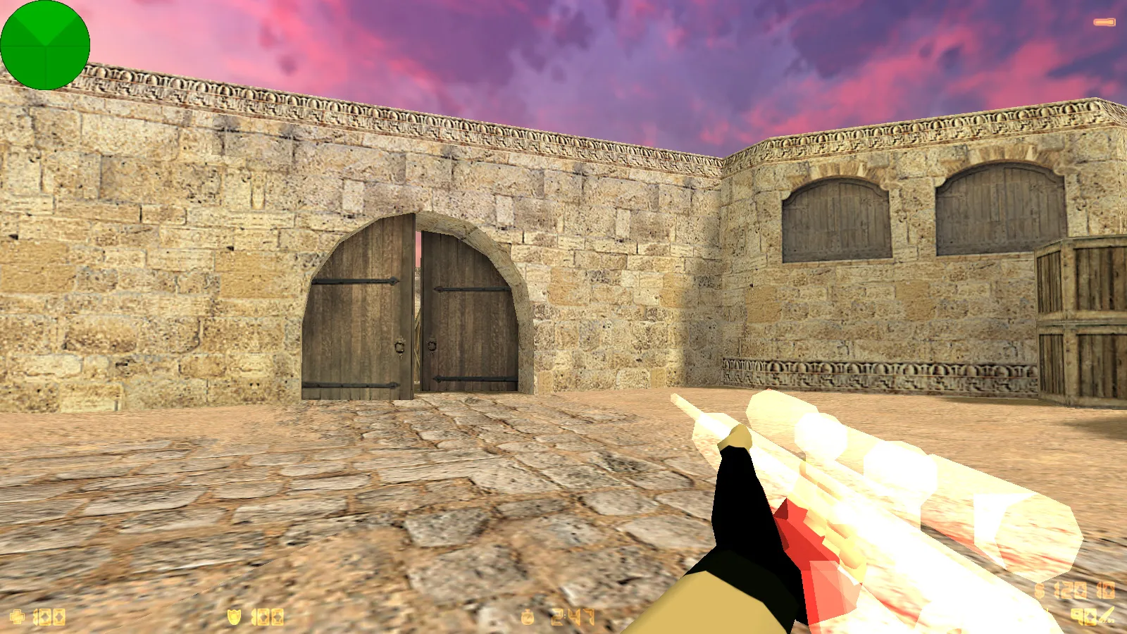 Скриншот  CS 1.6 от welins: блогерская сборка с 7 аддонами, темным меню, полупрозрачным оружием и оптимизированным config.cfg