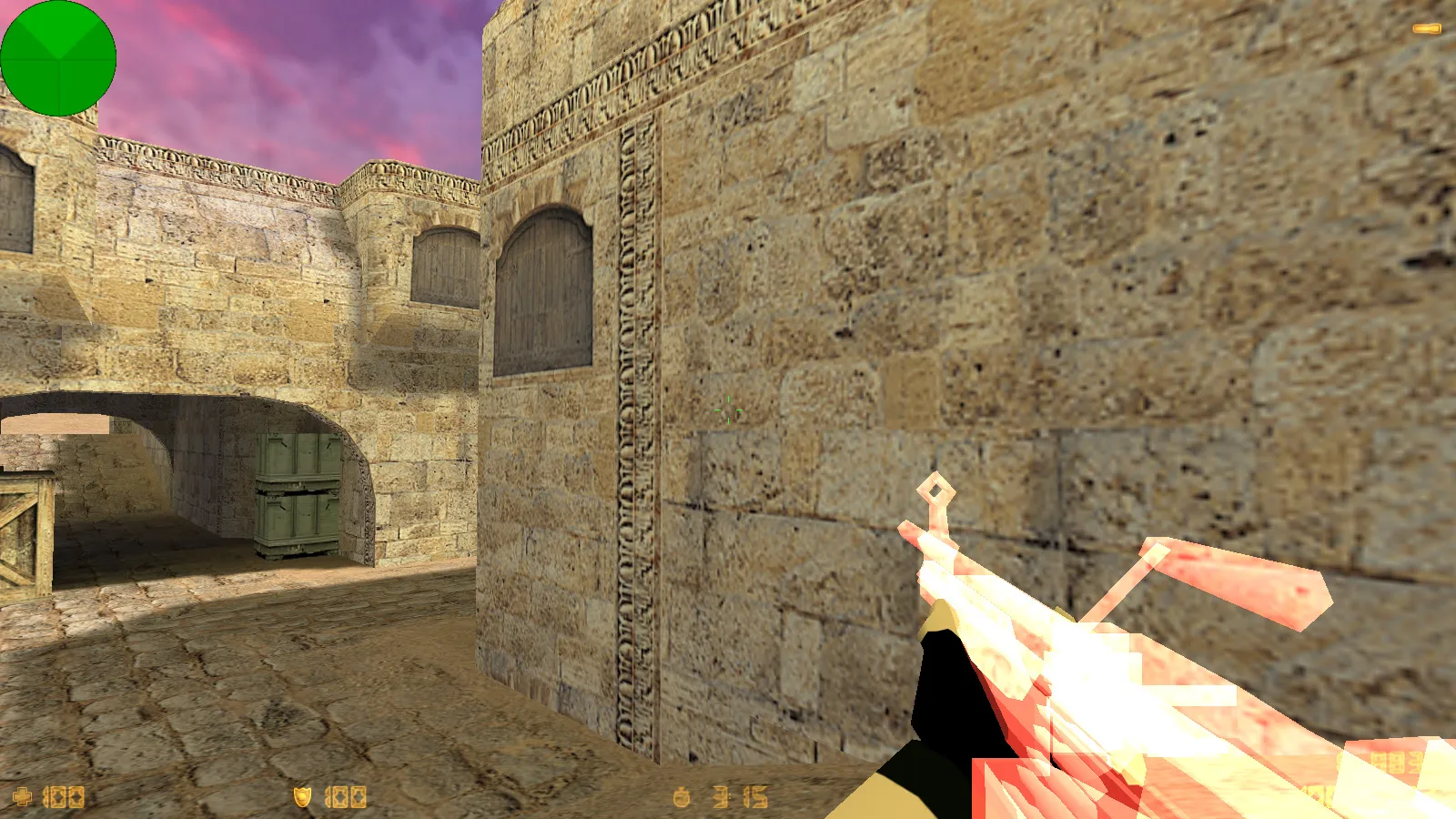 Скриншот  CS 1.6 от welins: блогерская сборка с 7 аддонами, темным меню, полупрозрачным оружием и оптимизированным config.cfg