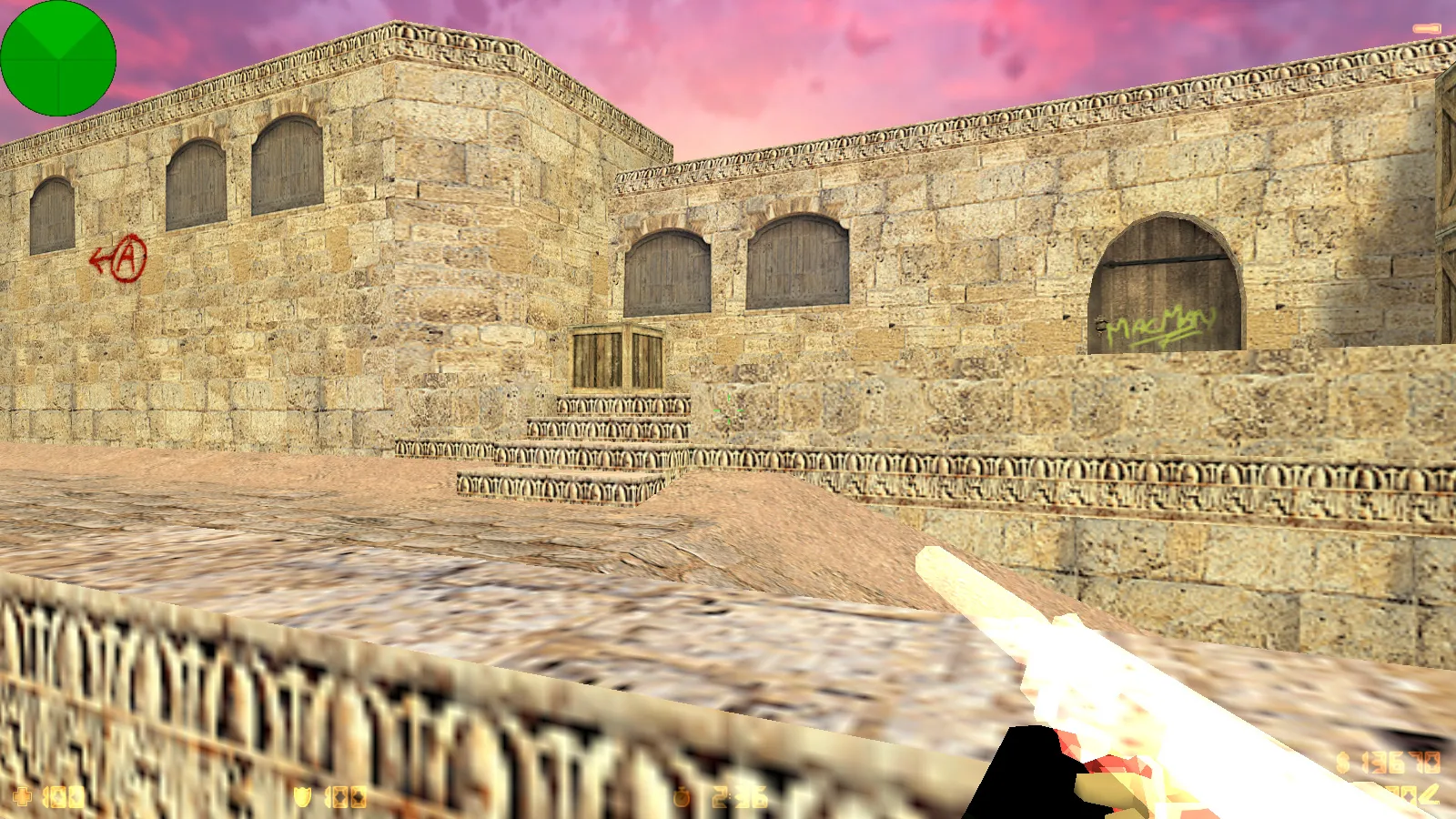 Скриншот  CS 1.6 от welins: блогерская сборка с 7 аддонами, темным меню, полупрозрачным оружием и оптимизированным config.cfg