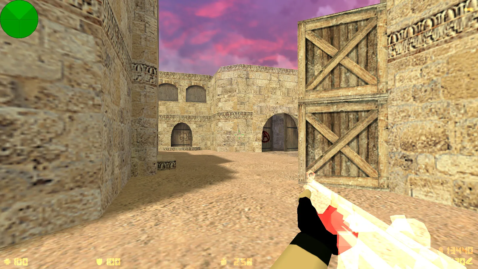 Скриншот  CS 1.6 от welins: блогерская сборка с 7 аддонами, темным меню, полупрозрачным оружием и оптимизированным config.cfg