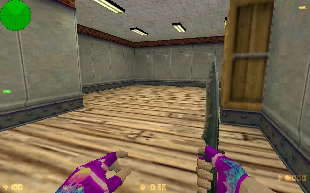 Скриншот  Карта de_crinks для CS 1.6: точки, маршруты, .nav для ботов, оптимизация wpoly/epoly