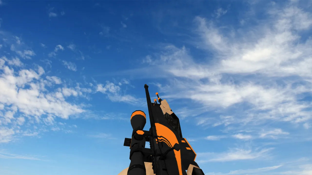 Скриншот Модель AWP Orange Dash для CS 1.6 - Уникальный скин