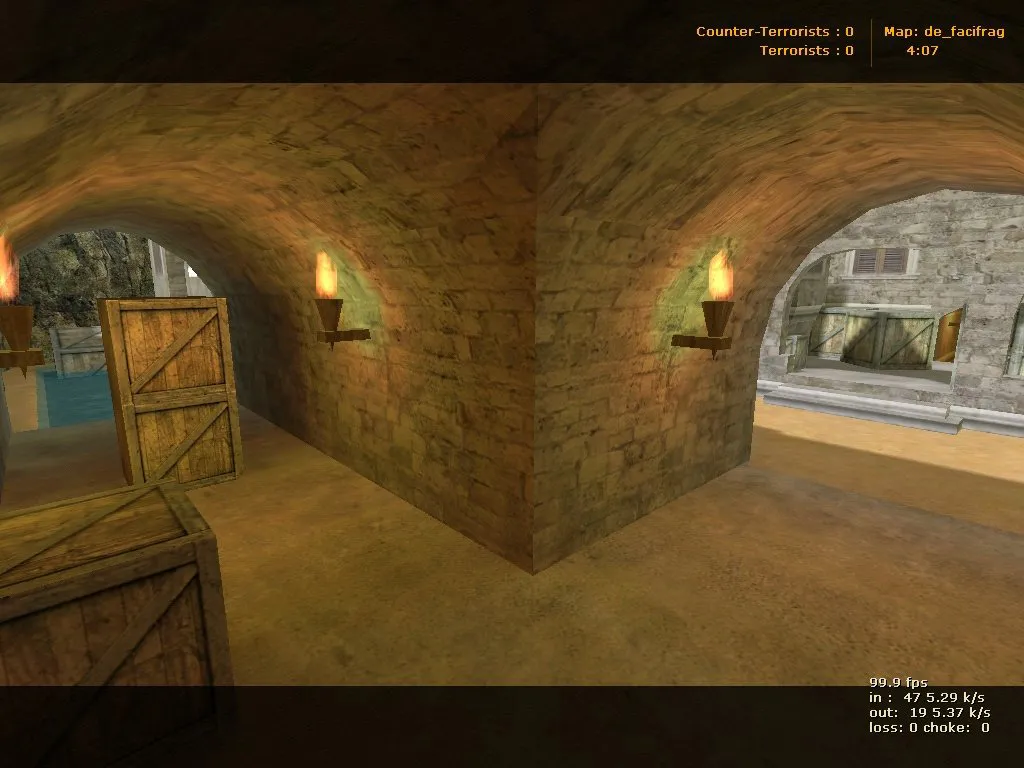 Скриншот  de_facifrag карта для CS 1.6: баланс сторон, точки, .nav и оптимизация wpoly/epoly