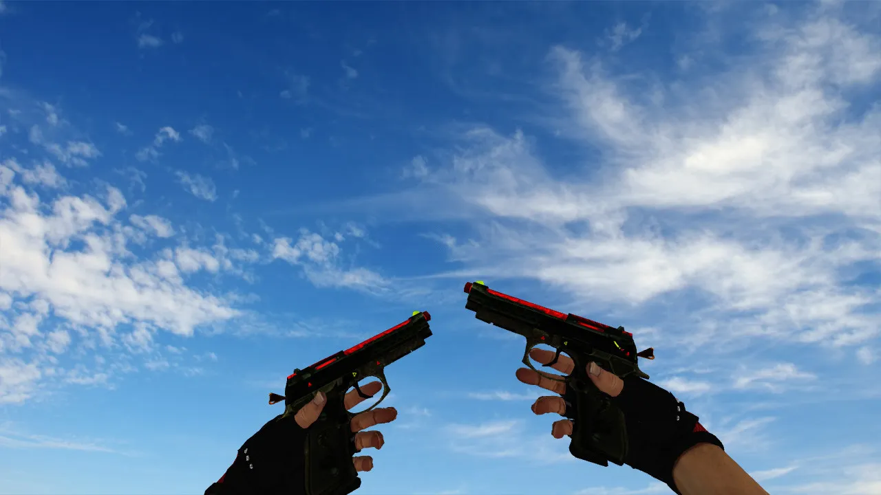 Скриншот  Пак моделей оружия из CS GO для CS 1.6: v_, p_, w_, звуки, анимация осмотра и качество текстур