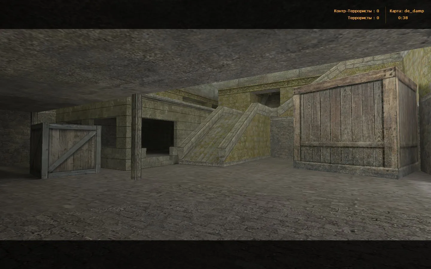 Скриншот  de_damp для CS 1.6: тактика, точки, .nav для ботов и оптимизация карты