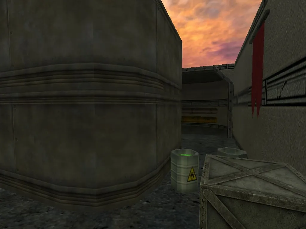 Скриншот  Карта de_sector для CS 1.6 – Тактика и особенности