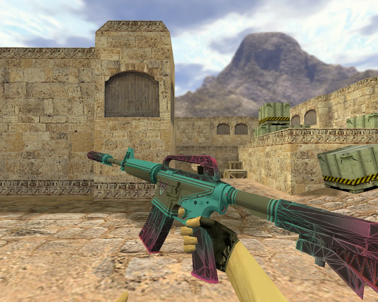 Скриншот Модель «М4А1 Опустошитель» для CS 1.6: v_, p_, w_ модели, звук, анимация осмотра и качество текстур