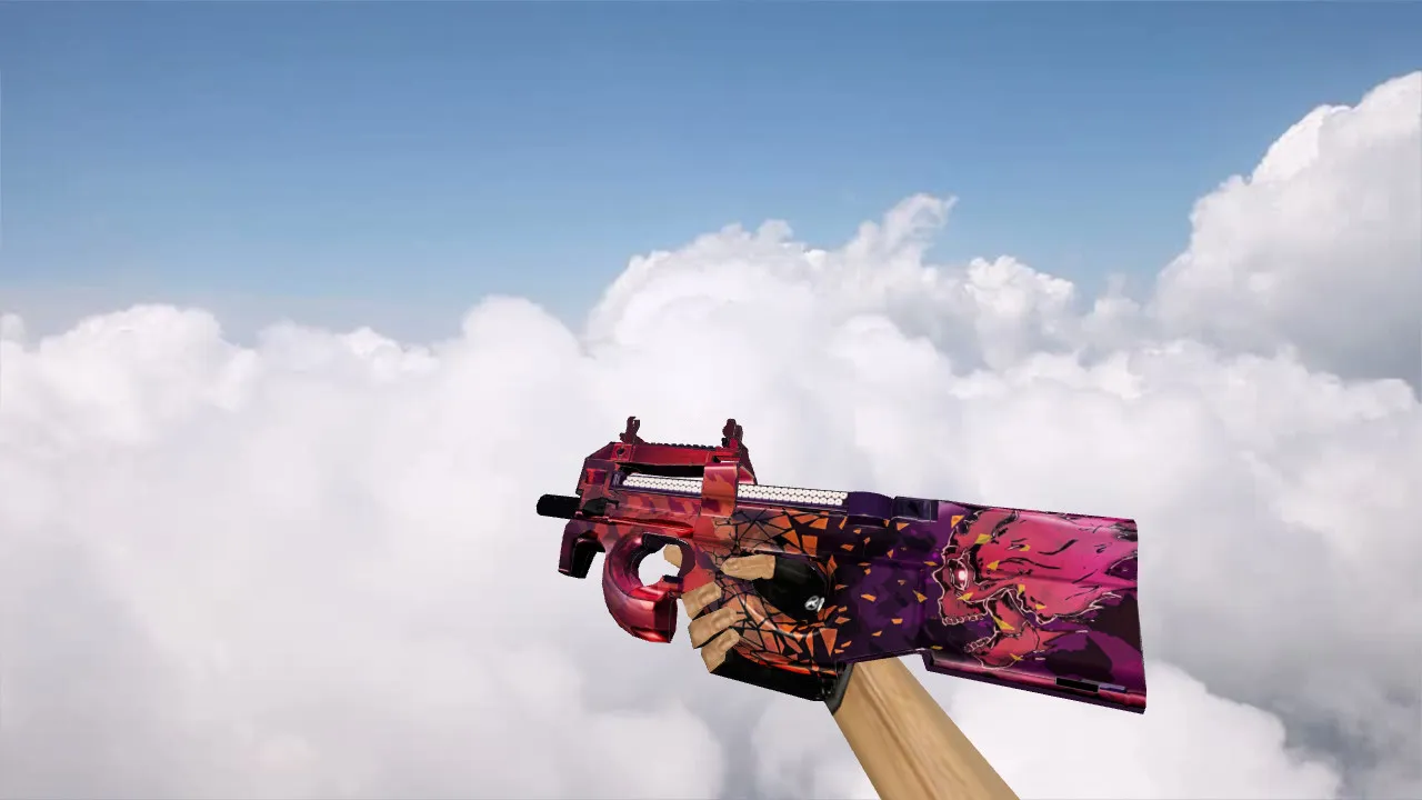 Скриншот Модель P90 Eternal Rebirth Patina для CS 1.6