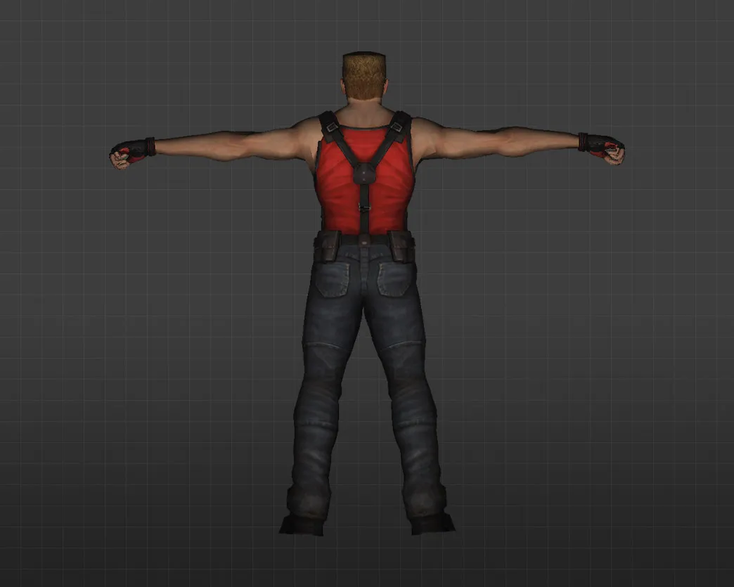 Скриншот Модель «Дюк Нюкем» для CS 1.6 – Уникальный скин для вашего персонажа