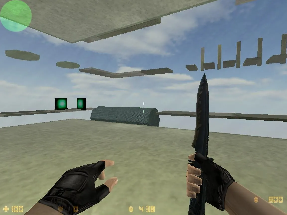 Скриншот  Deathrun карта «deathrun_kosova2012» для CS 1.6: баланс сторон, точки, .nav для ботов и оптимизация