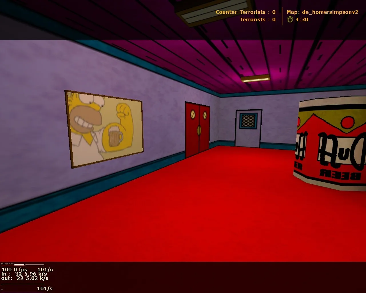 Скриншот  Карта de_homersimpsonv2 для CS 1.6: тактический анализ и особенности