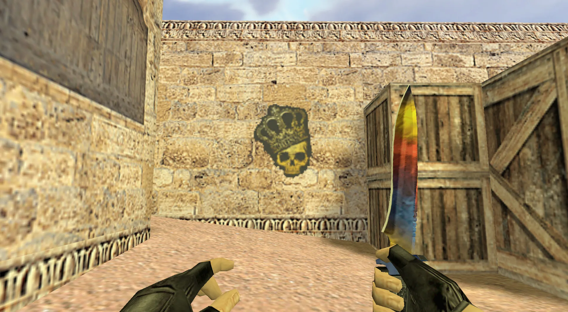 Скриншот Граффити «Корона» для CS 1.6 – Уникальный стиль из CS:GO