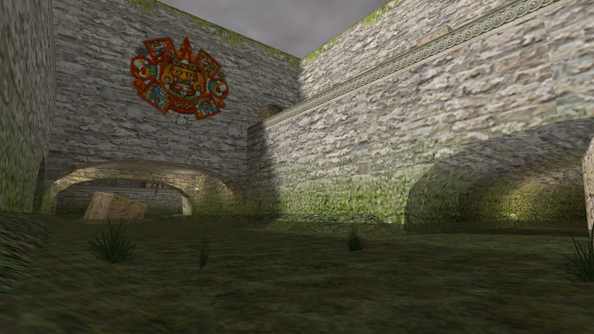 Скриншот  de_aztec3 для CS 1.6: тактика за CT и T, точки, .nav для ботов и оптимизация карты