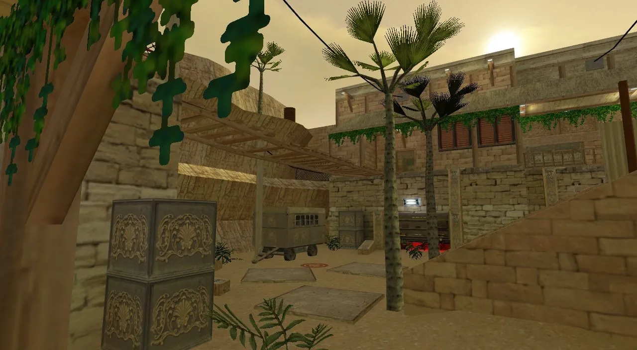 Скриншот  de_crete_island для CS 1.6: обзор карты, точки, маршруты, .nav и оптимизация wpoly/epoly