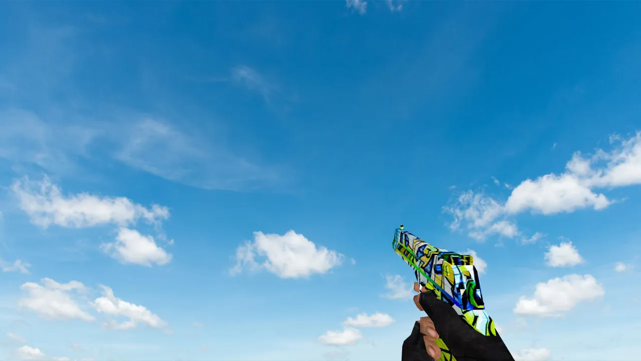 Скриншот Пак моделей оружия «Graffiti Weapon Pack» для CS 1.6: v_, p_, w_ модели, звуки, анимация осмотра и качество текстур